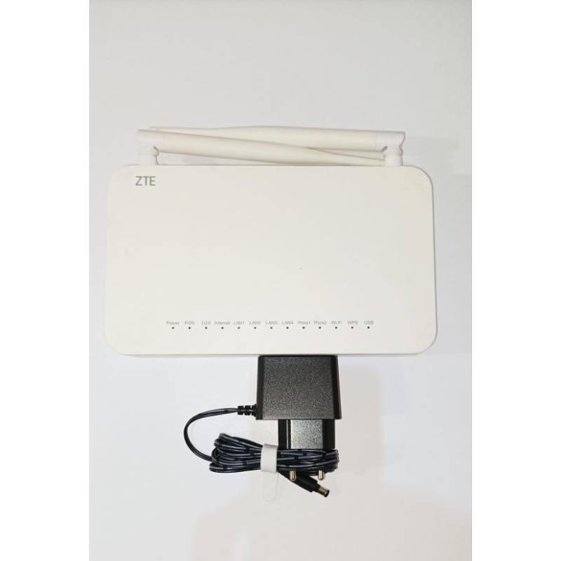 Router ZTE F609 V3 port fo hijau