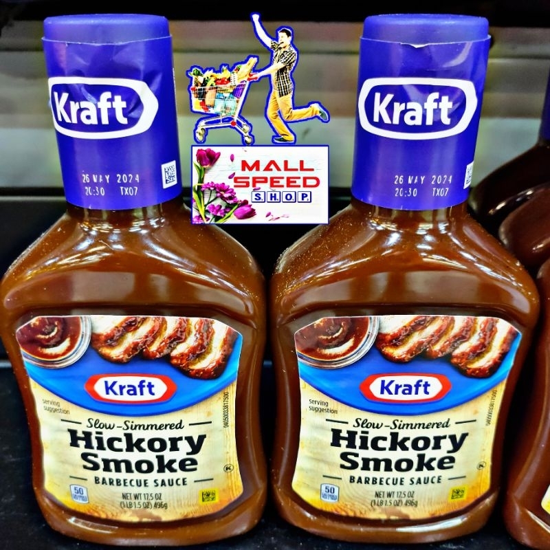 

KRAFT BBQ SAUCE HICKORY SMOKE 496.GR