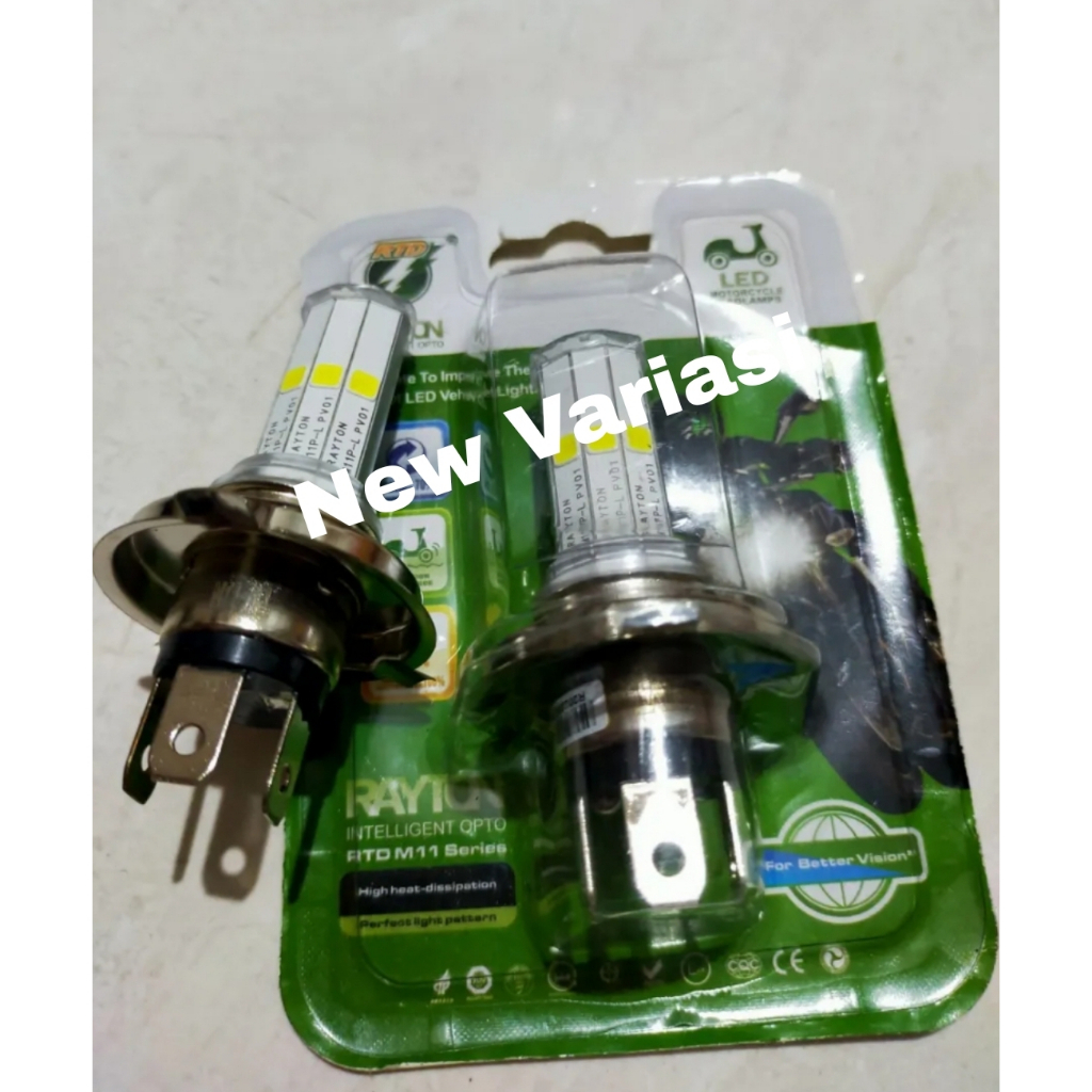 LAMPU LED RTD LAMPU DEPAN LED H 4 6 SISI MOTOR VIXION OLD NEW MX KING TIGER DLL