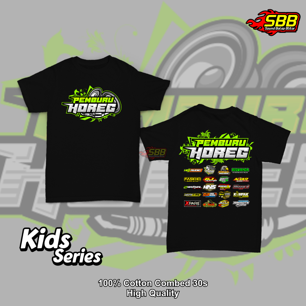 Kaos Anak Pemburu Horeg New Katun Combed Soundbalapblitar