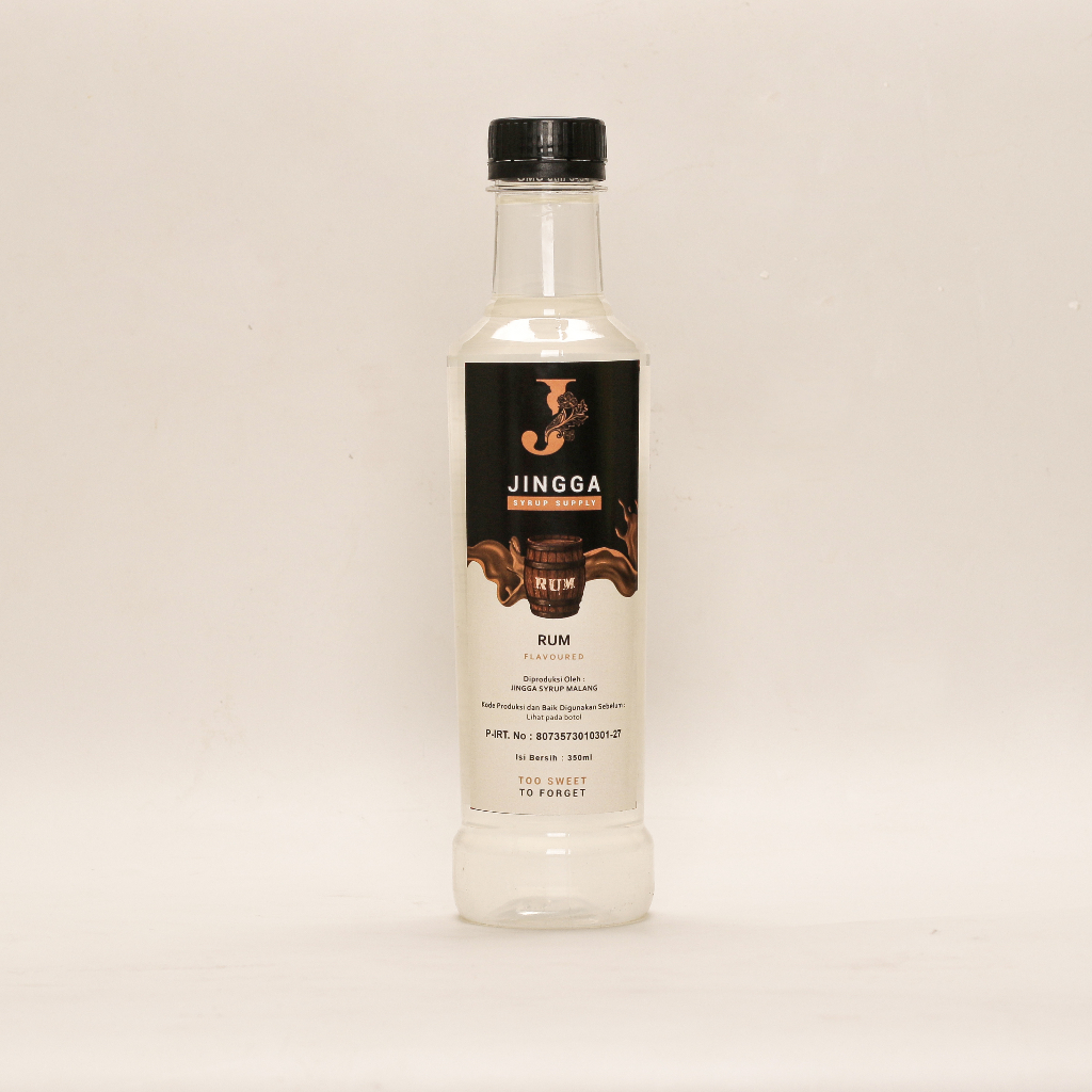 JINGGA Rum Syrup 350ml -  Sirup Rum Halal Untuk Kopi