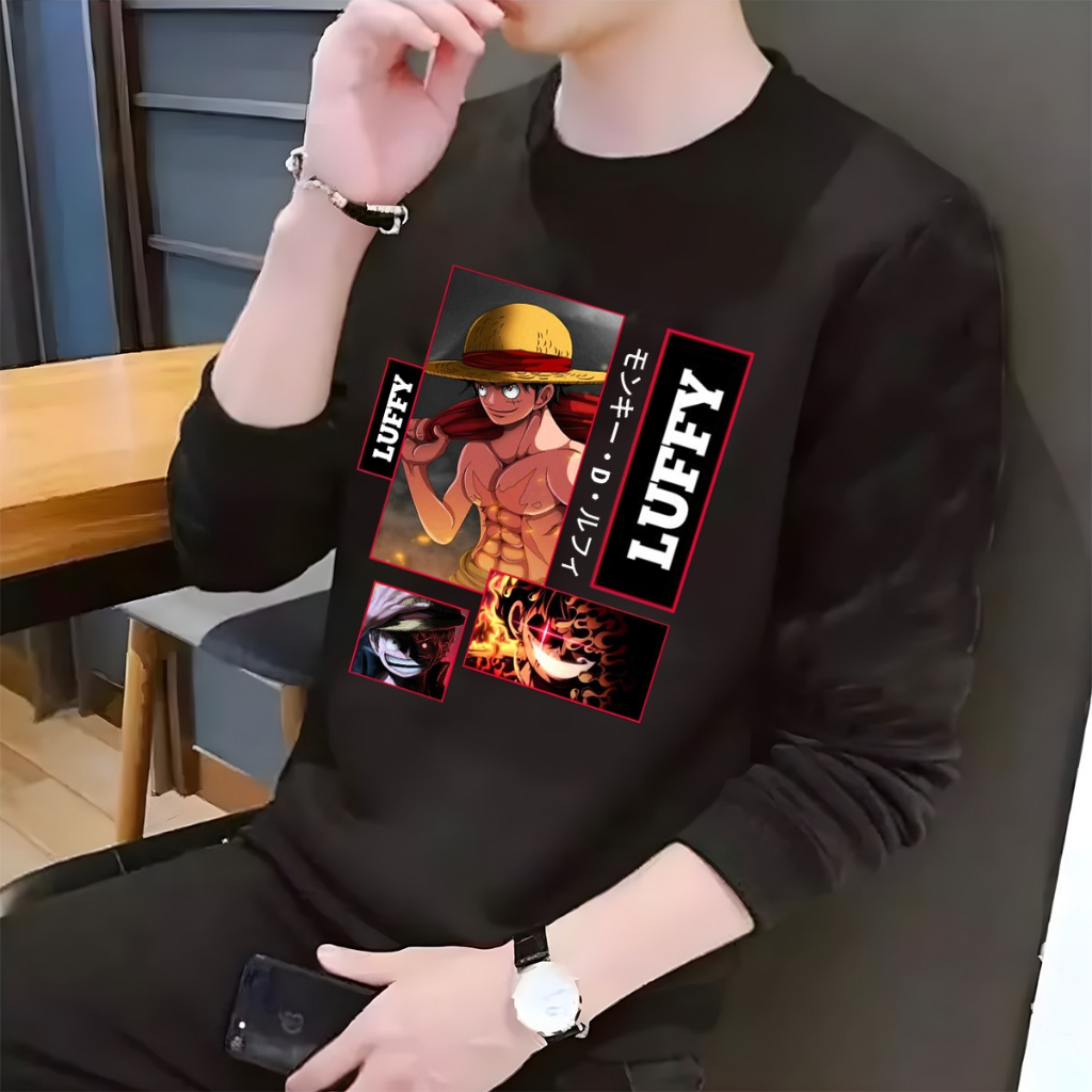 KAOS PRIA LENGAN PANJANG / KAOS COWOK MODEL TERBARU KOREA / KAOS PRIA KEREN / BAJU KAOS PRIA MODEL S