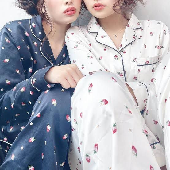 G** by unq** long cotton pajamas set