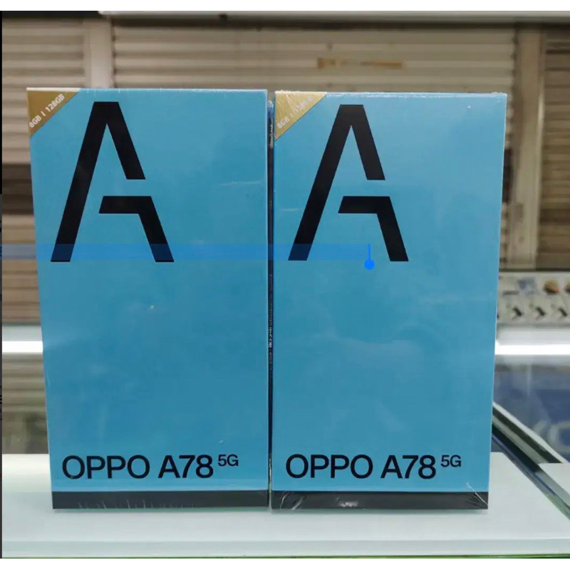 Oppo A78 5G ram 8gb+8gb/128gb nfc baru garansi resmi harga Promo murah