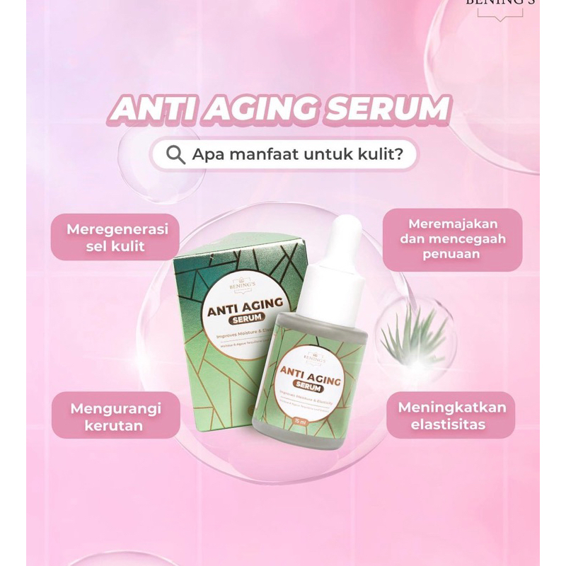 BENINGS ANTI AGING SERUM KULIT KERING DR OKY PRATAMA