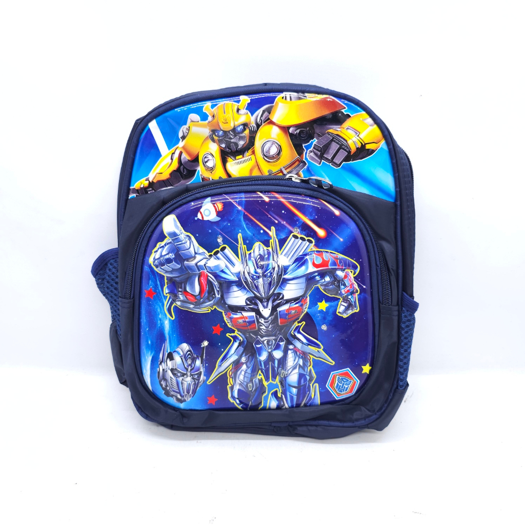 Tas Anak Lampu LED Timbul Laki-Laki / Tas Timbul Lampu + Comic Design Cowok / Tas Timbul Lampu Motif MURAH