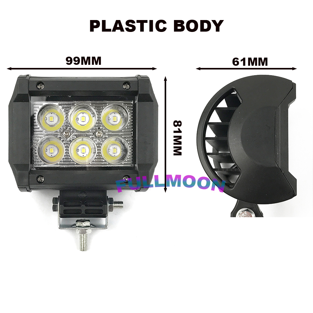 lampu led work light cwl 6 mata lampu sorot cwl 6 mata motor dan mobil