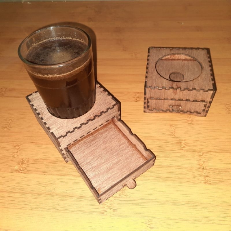 Tatakan Gelas Panas Kopi Teh Susu Hot Plate Tray Coffee Tea Milk Tamu Laci Sovenir Drawer Asbak Asht