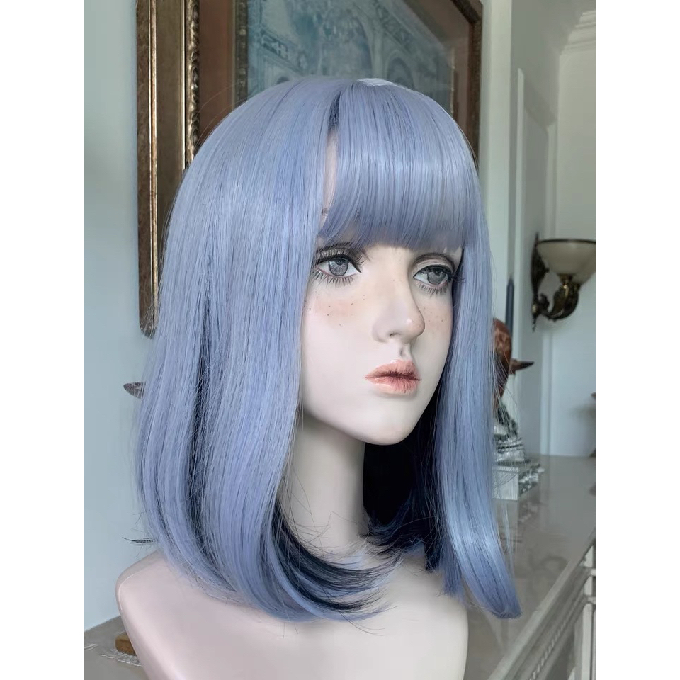 DX1221 full wig korean style bobo peekaboo 32cm