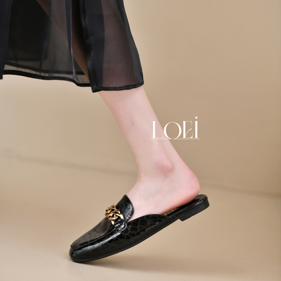 Mules Wanita Import Terbaru Flatshoes Kekinian 0291