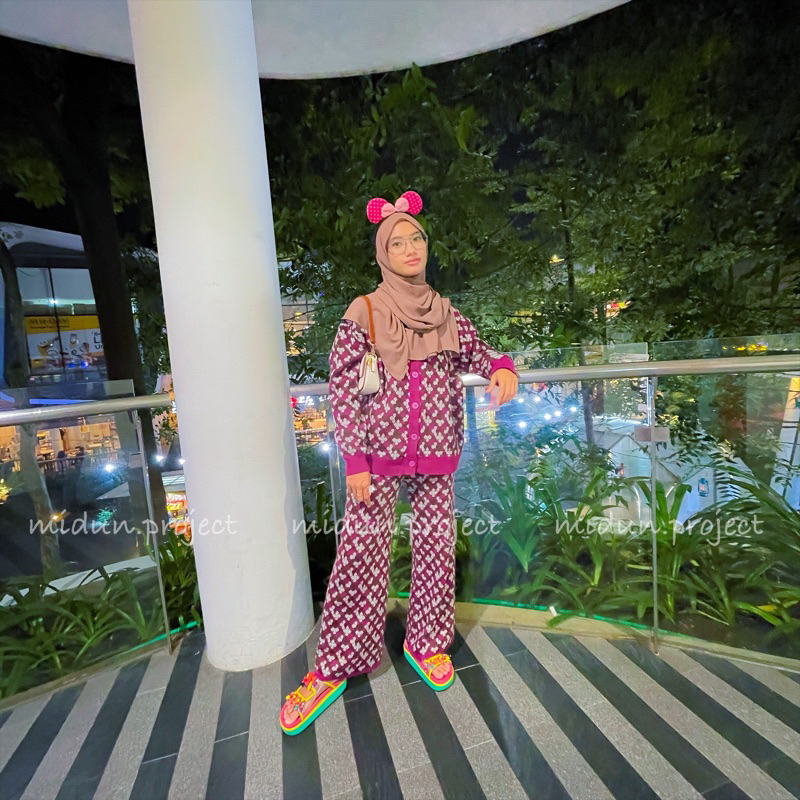 One Set Sabrina Knit  | Satu Set Wanita Rajut Premium