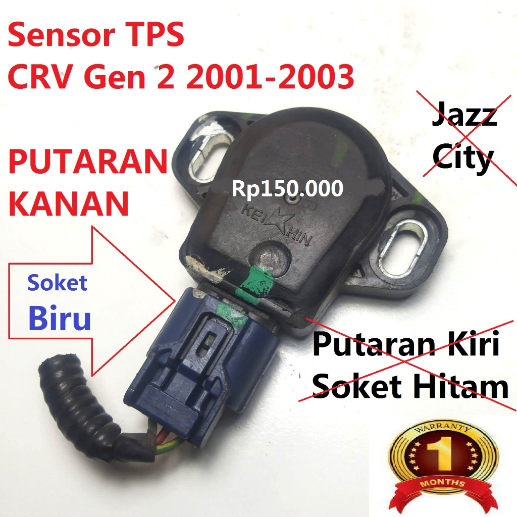 TPS Throttle Position Sensor Honda Crv Gen2 S9a Original copotan asli ori 2001 2002 2003