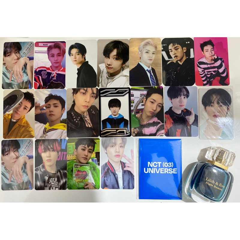 photocard pc mark arrival id universe sealed