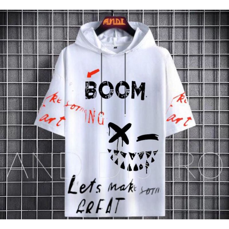 kaos hoodie lengan pendek/hoodie pria murah/sweater pria