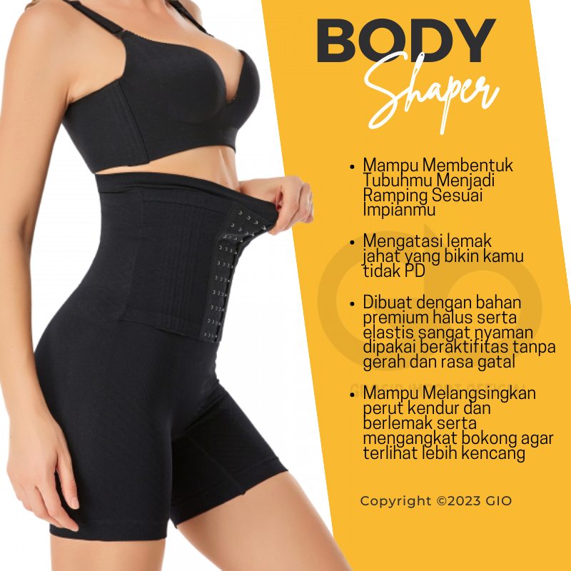 Korset Celana Dalam Wanita Bawahan Pelangsing Perut Buncit Bergelambir Pengecil Paha Highwaist Elastis Melar Slimming Pengangkat Bokong Korset Perut Celana Pelangsing Sepaha Kancing Import Original Premium