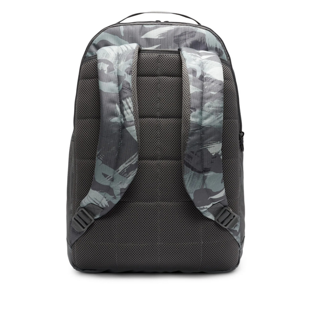 Nike Brasilia M Medium Backpack 24L Print Grey DR6110-068 Tas Original