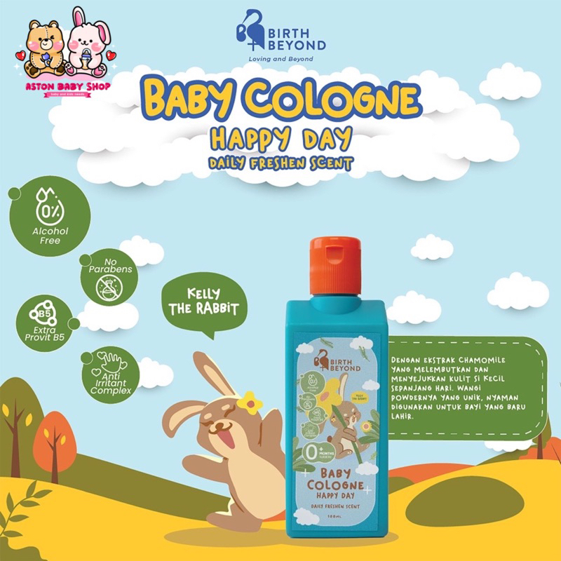 Birth and Beyond Baby Cologne 100 ml Cologne Parfum Bayi Anak