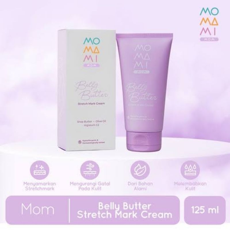 Momami Belly Butter Stretch Mask Cream 125ml / Cream Stretch Mask