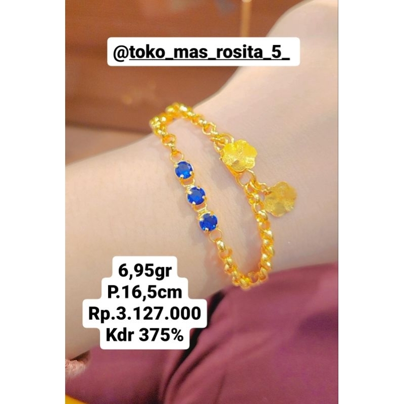 gelang mata biru