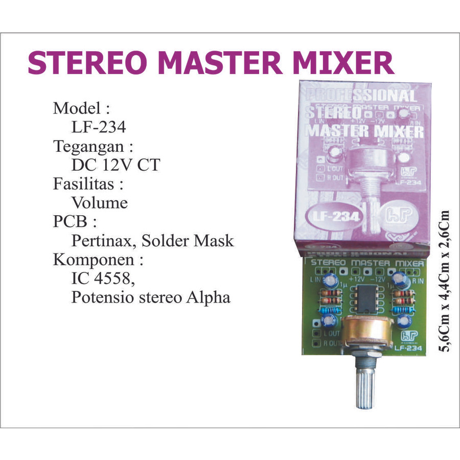 Stereo Master Mixer type Lf 234