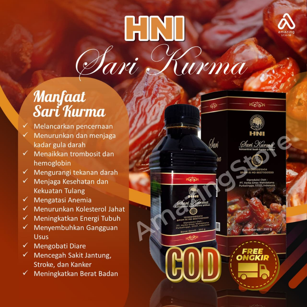 

Sari kurma HPAI- HNI , minuman kesehatan