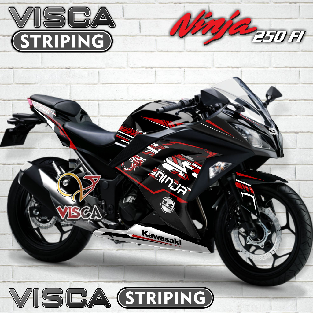 Decal Ninja 250 FI Full Body - Stiker Ninja 250 FI Full Body - Dekal Ninja 250 FI Full Body - Stripi