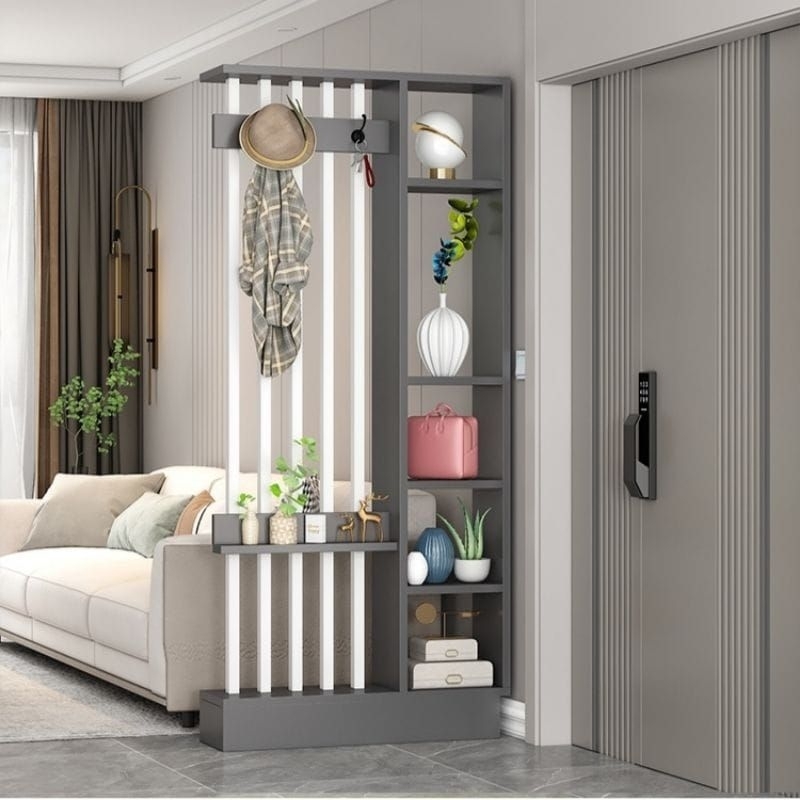 RAK PARTISI PENYEKAT RUANGAN CM RUMAH RAK PENYEKAT RUANG TAMU KAYU DEKORASI RAK SEKAT RUANG KANTOR