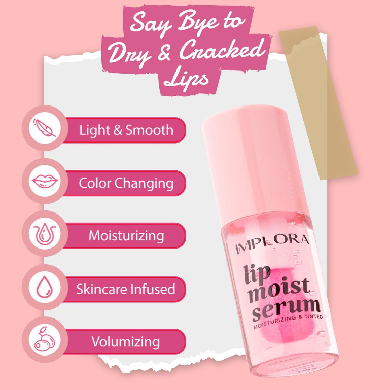 Implora Lip Moist Essence - Implora Lip Moist Serum - Pelembab Bibir