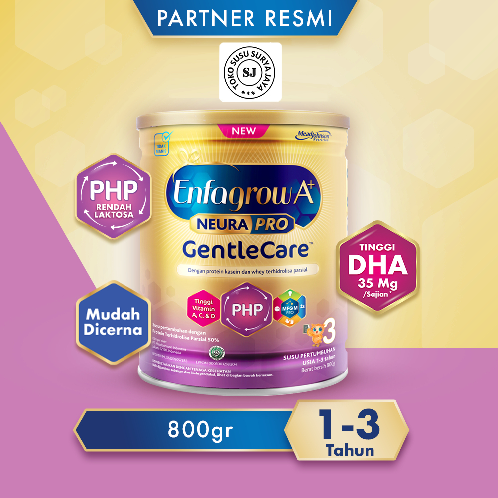 Enfagrow A+ Tahap 3 Gentle Care 800 gr