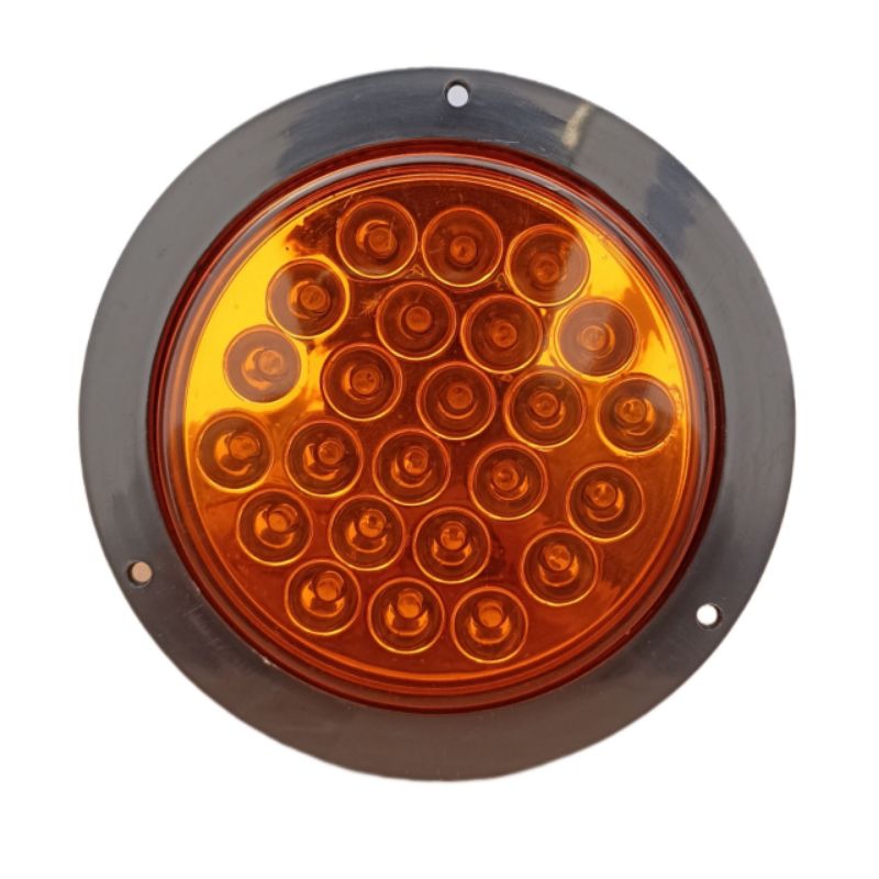 Lampu Led Stoprem Bulat Mobil Truk 12-24Volt