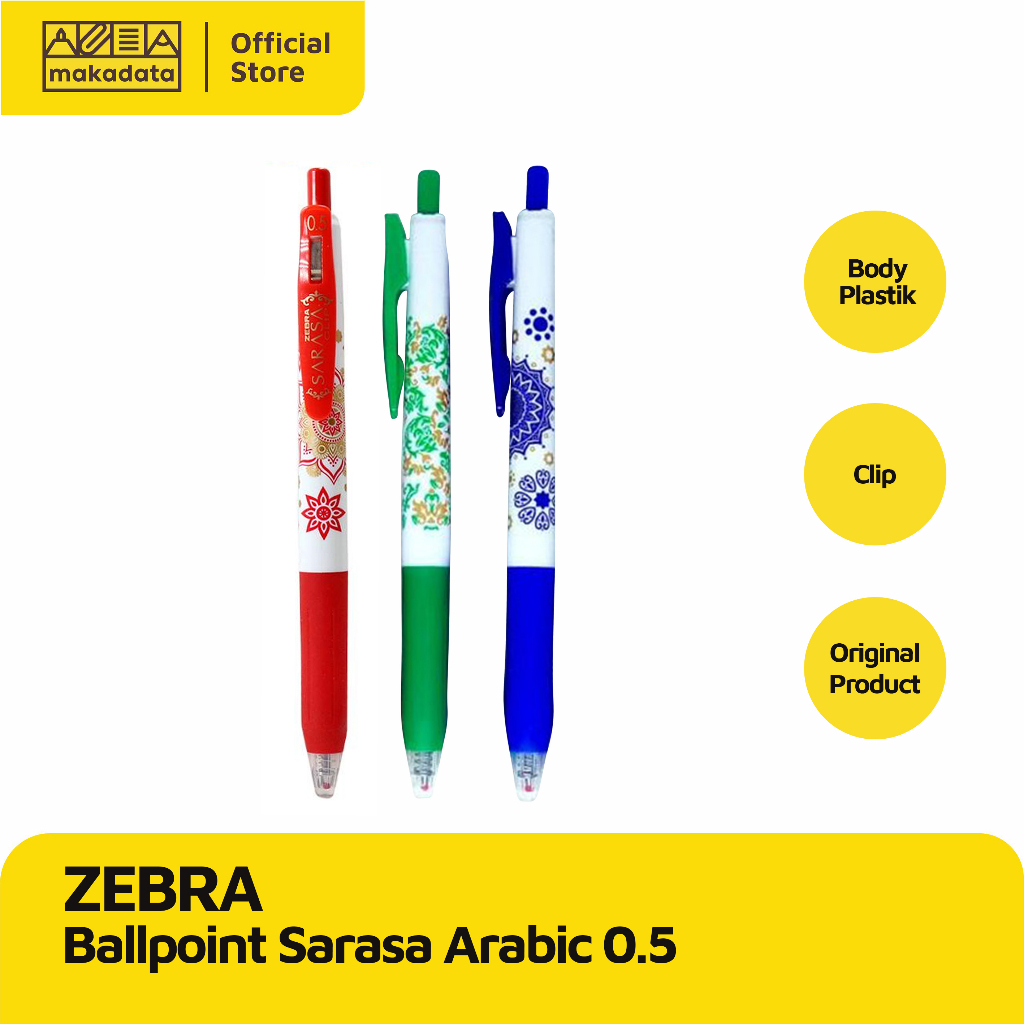 

PULPEN / BOLPEN SARASA ARABESQUE 0.5 (1 PCS) MURAH