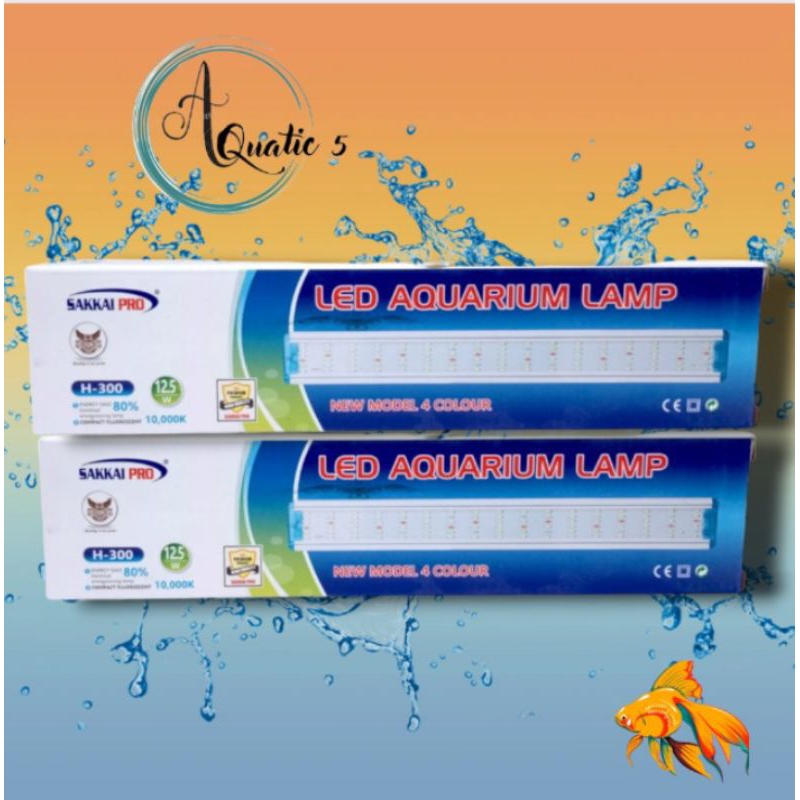 LAMPU LED AQUARIUM AQUASCAPE SAKKAI PRO H 300