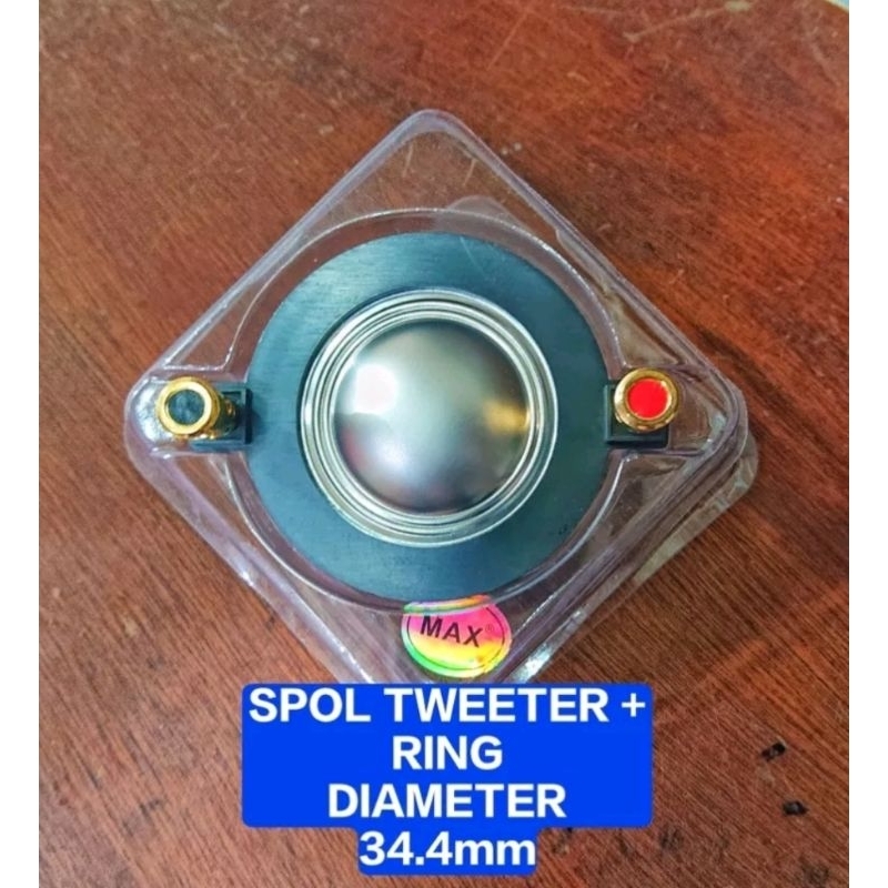 Spol Tweeter Spul 34.4mm Sepul Voice Coil Twiter Acoustic Ashley NPA Max Rcf