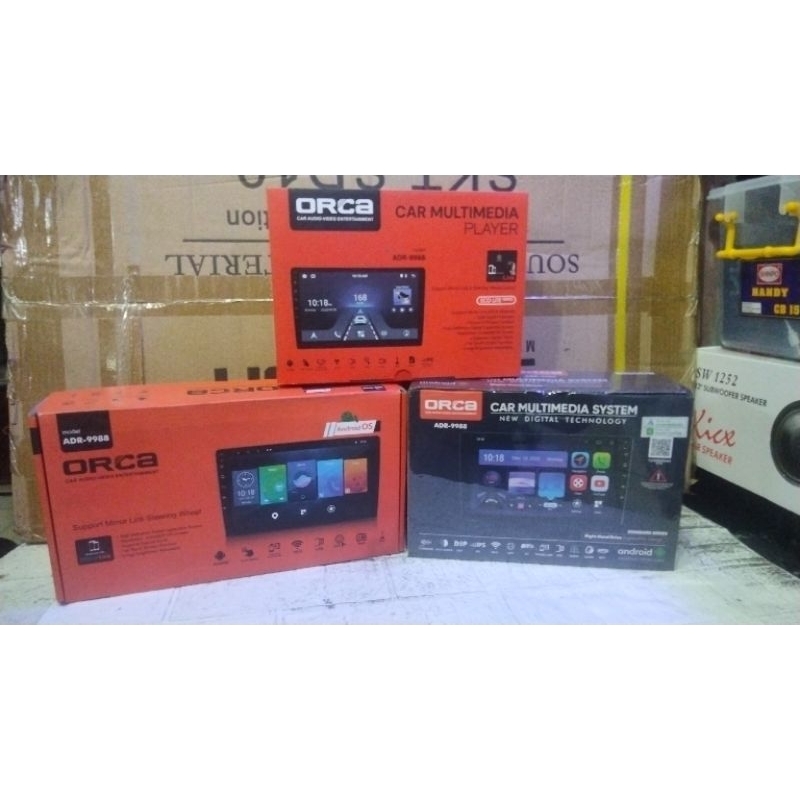 Headunite android orca ADR-9988 RAM 2/32 LAYAR 9 INC