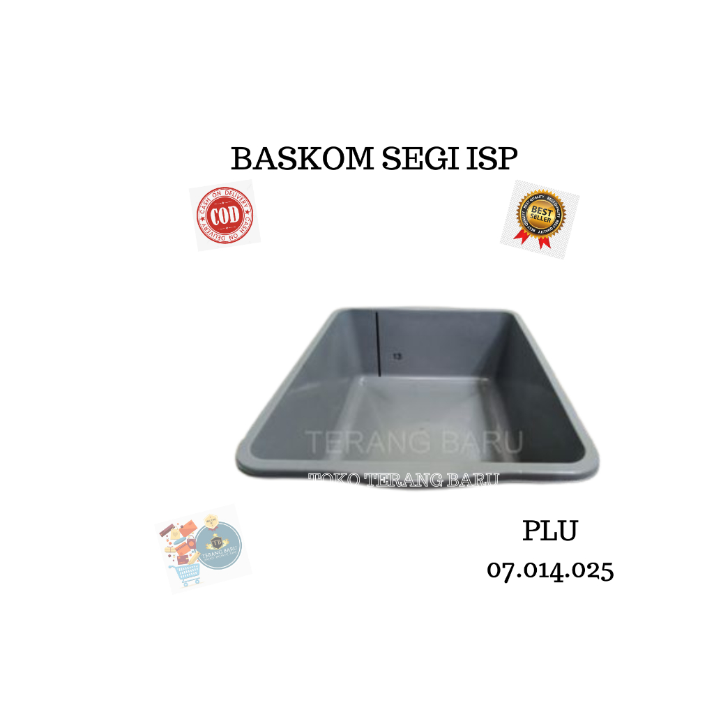 Baskom Segi | Baskom plastik Tebal 38X30X13 Cm | Baskom | Baskom serbaguna | BASKOM PLASTIK | BASKOM
