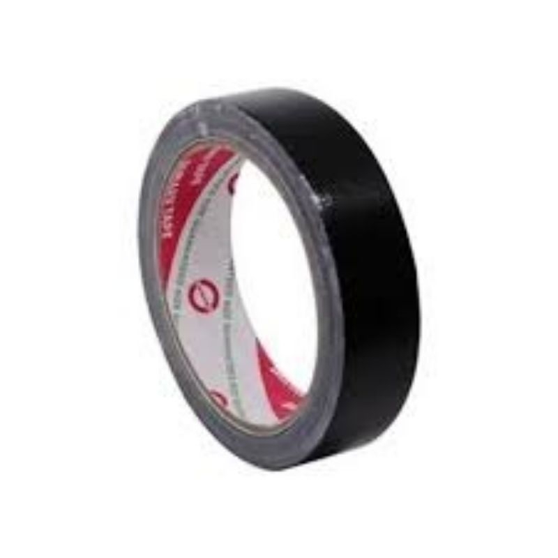 

Lakban hitam cloth tape daimaru 1" 24mm