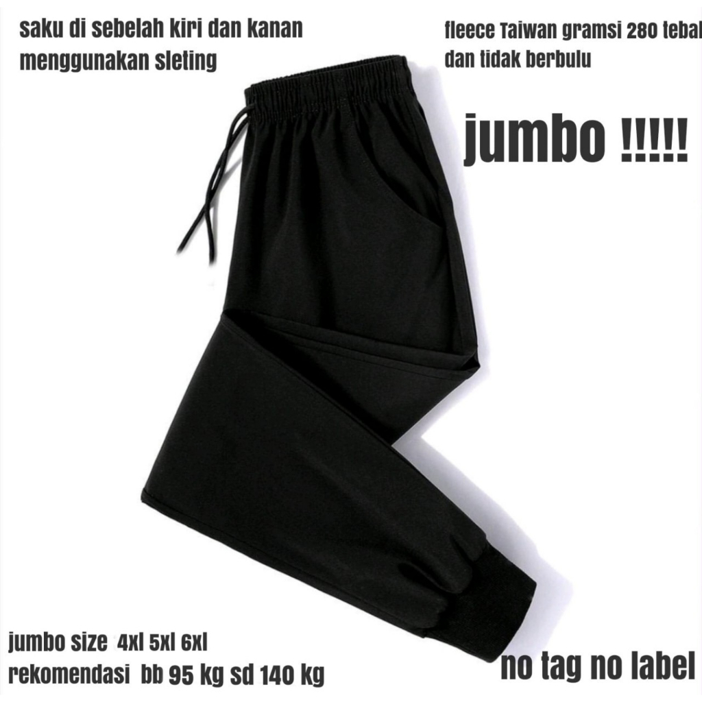 Celana Jogger BigSize 4xl 5xl 6xl - JOGGER PANJANG - TRAINING -Celana Olahraga