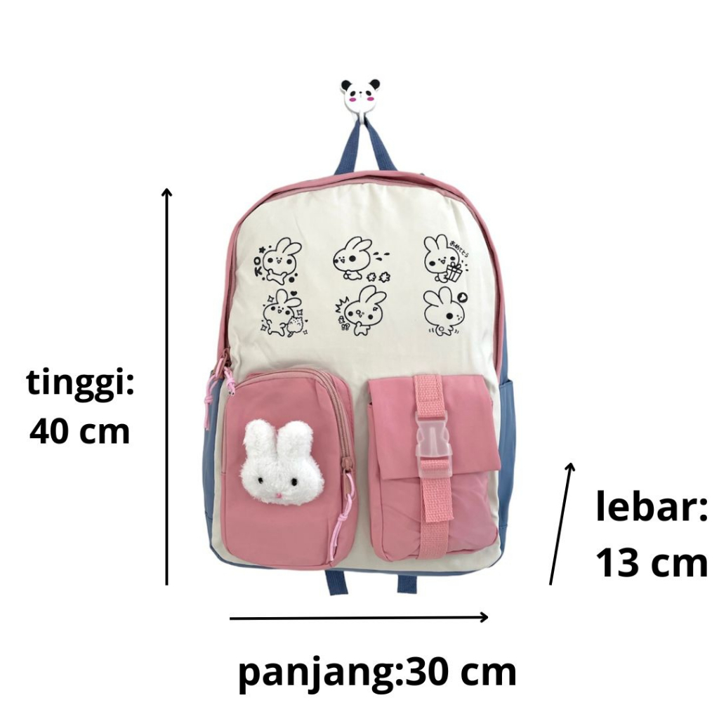 YOUBAGSHOP Tas Ransel Sekolah muat laptop korea fashion 2022-135 // 7001