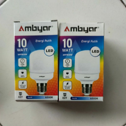 Ready Lampu LED ambyar 10watt lampu ruangan interior murah meriah terang awet SNI
