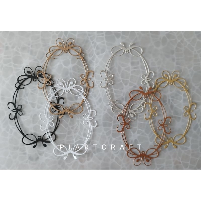 

Frame elips 7 (3 pcs) - dies cut / cut dies DIY Scrapbook /Journal vintage /album / frame foto