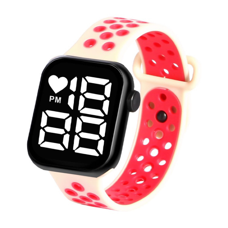 Jam Tangan Digital IP67 Tahan Air Led Rubber touch screen Fashion Pria Wanita Anak Watches PROMO SEN