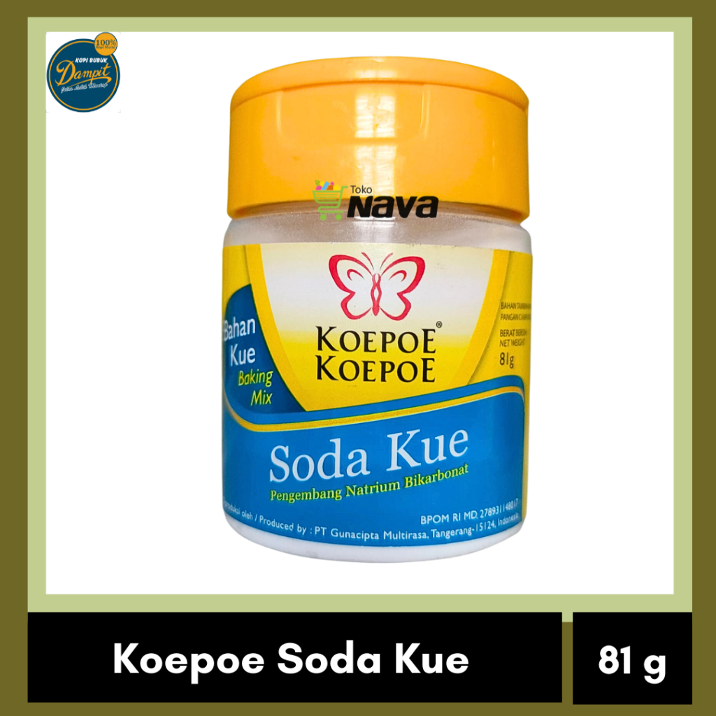 

BAKING SODA / SODA KUE / BUMBU KUPU / BAKING SODA KOEPOE 81g