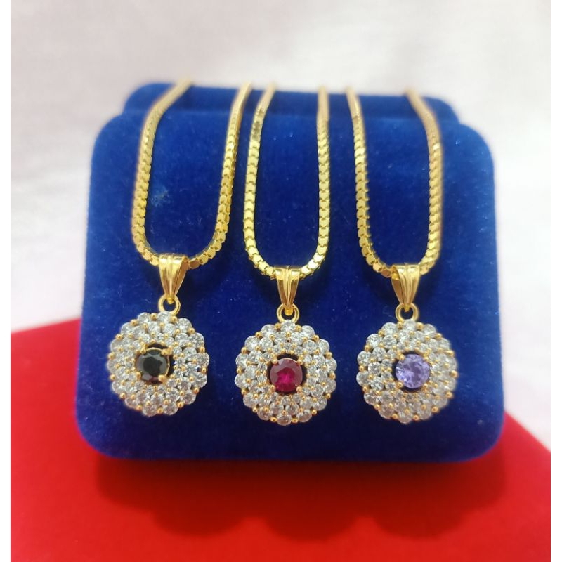 KALUNG DEWASA LIONTIN PERAK 925 LAPIS MAS