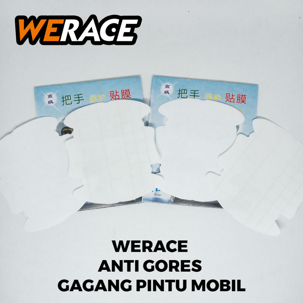 [WERACE] ANTI GORES GAGANG PINTU MOBIL CAR DOOR PROTECTOR STICKER HANDLE MOBIL ISI 4PCS