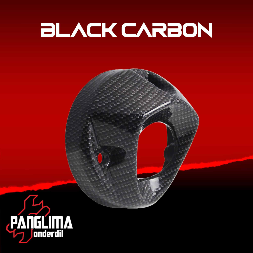 Moncong Knalpot Hitam-Light Karbon-Black Carbon New Vixion-Vxn 150 &amp; Vixion NVA FZ150 &amp; Vixion FZ150 NVL Cover-Tutup-Tameng-Pelindung Ujung Kenalpot