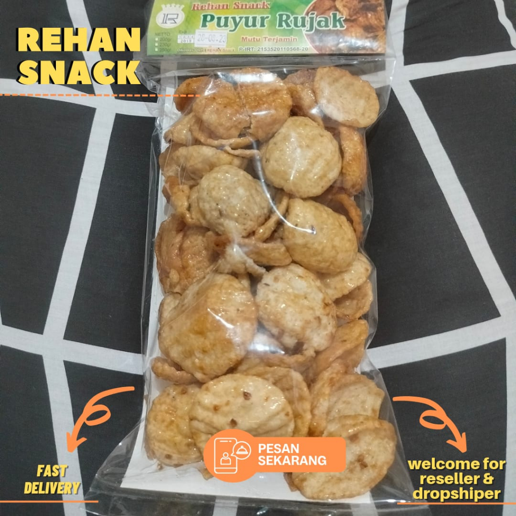 

(COD) PUYUR RUJAK 0,225kg - ANEKA SNACK - GRATIS ONGKIR - REHANSNACK