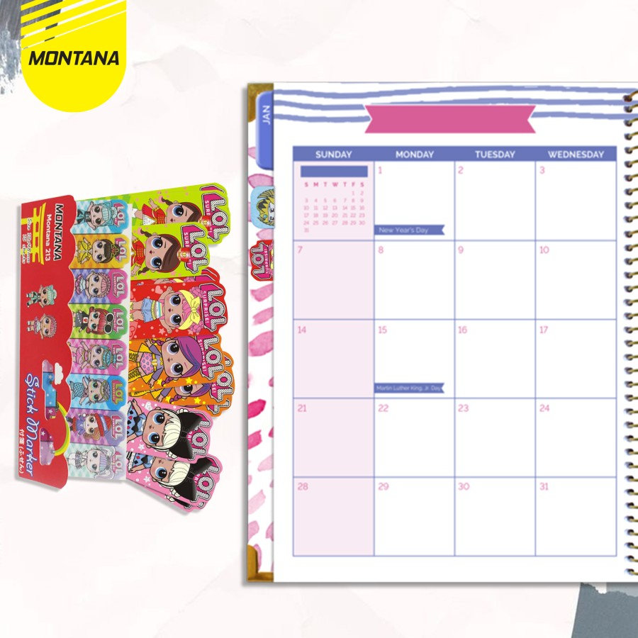 Memo Stick stiker / Sticky Note / Memo Pad Notes Tempel  / pembatas buku / pemisah halaman Montana 213 Murah Meriah