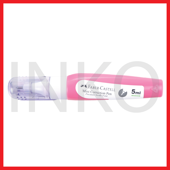 

FABER CASTELL CORRECTION PEN MINI BAR PINK 5ML