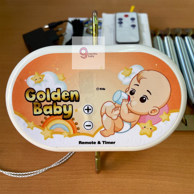 Makassar - Golden Baby Digital Remote Control + Timer Edition | Ayunan Listrik | Ayunan Elektrik Bayi