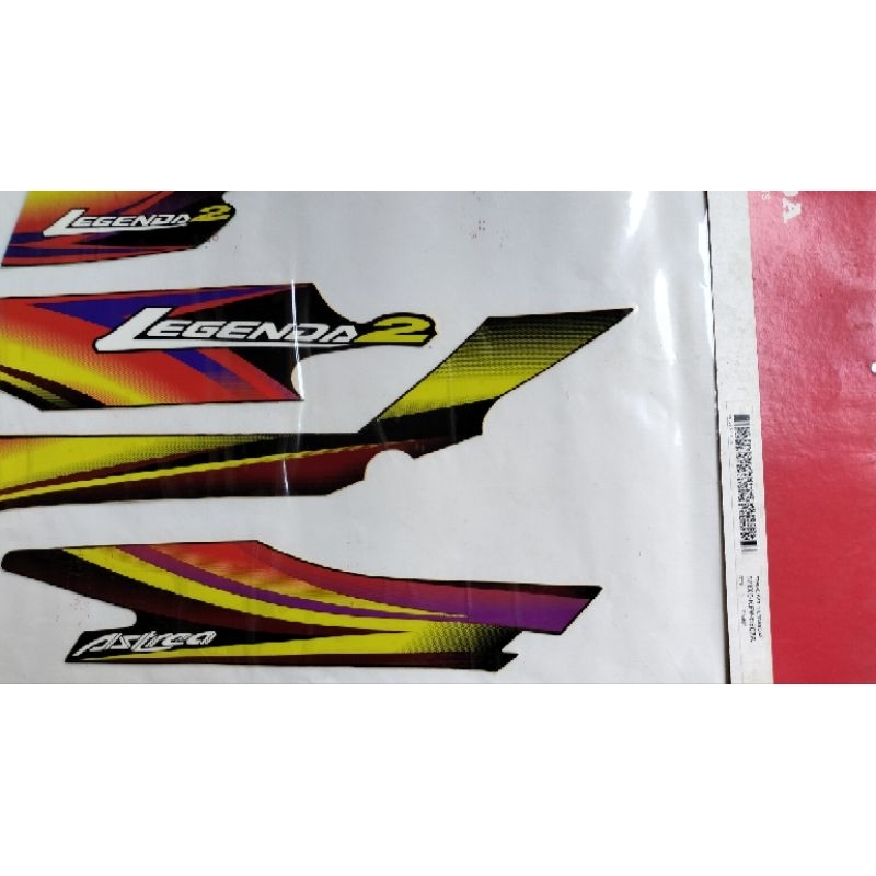 STRIPING  STIKER ASTREA LEGENDA 2 ASTREA IMPRESSA ORIGINAL AHM